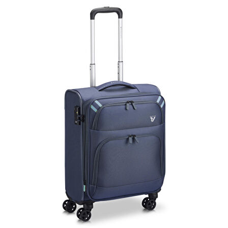 Tanımsız  Unisex Valiz 41306323 Roncato Twin Trolley Cabına 4R Exp. Ryanaır Blu notte