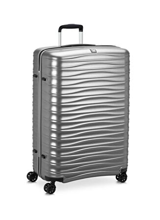 Roncato Gri Unisex 51x75x30 cm Büyük Boy Çekçekli Sert Valiz 41972126 RONCATO TROLLEY WAVE