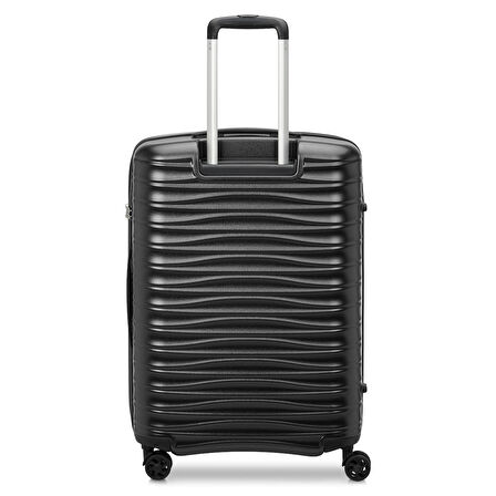 Unisex Valiz 41972201 Roncato Trolley Medıo 4R 65 Cm Exp. Wave Nero