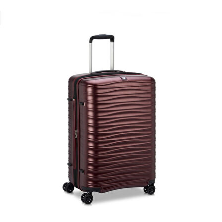 Unisex Valiz 41972289 Roncato Trolley Medıo 65 Cm 4R Wave Rosso Scuro