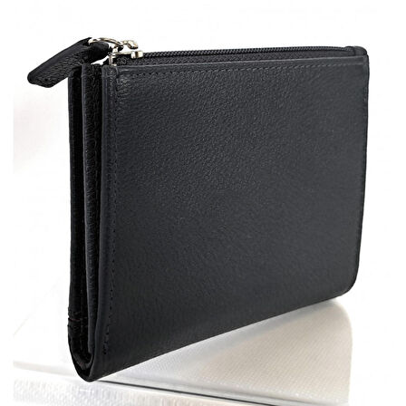 Erkek Cüzdan & Kartlık 41263523 Roncato Boston Flat Wallet With Zipper Navy Blue