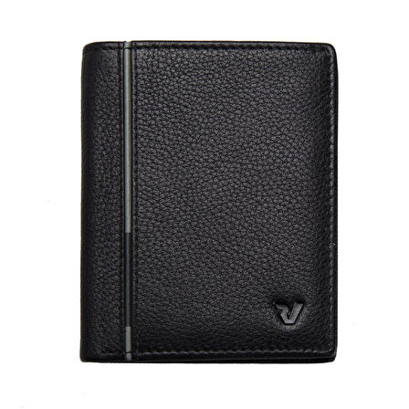 Erkek Cüzdan & Kartlık 41263701 Roncato MEN'S WALLET Boston Wallet NERO