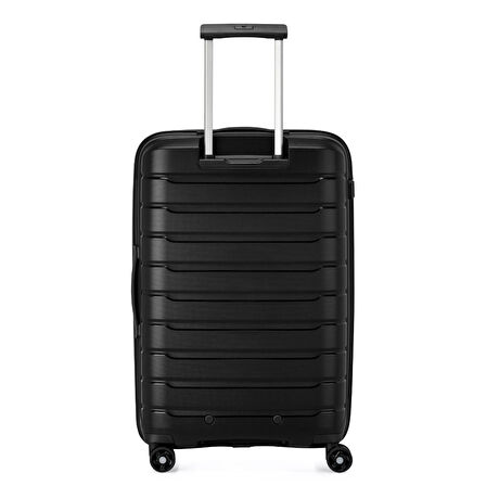 Kadın Valiz 41818201 Roncato TROLLEY MEDIO 4R 68 CM EXP. B-FLYING Nero