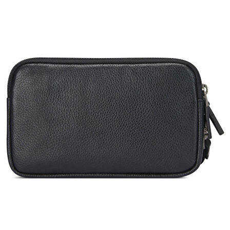 Tanımsız  Erkek El Çantası 41242301 Roncato Alaska Pouch 3 Compartments 21X12X7 Black