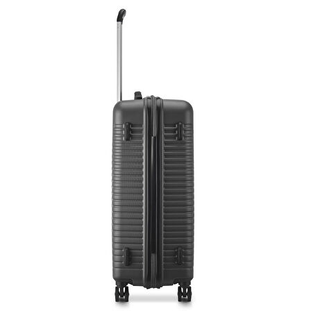 Tanımsız  Unisex Valiz 41304201 Roncato Sunlite Trolley Medıo 4R Nero