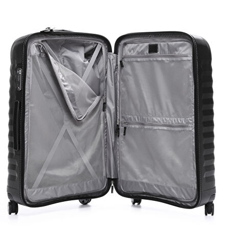 Roncato  Unisex Valiz 52310101-0101 E-Lite Large Luggage 80.5Cm Black/Black