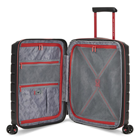 Roncato  Unisex Valiz 41818381-81 Trolley Cabına 4R 55/20 Exp B-Flying Move Nero Fumo