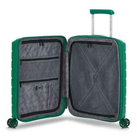 Kadın Valiz 41818307 Roncato TROLLEY CABINA 4R 55/20 EXP B-FLYING Verde Brillante