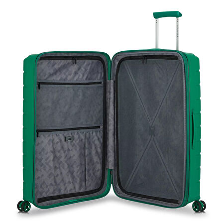 Kadın Valiz 41818107 Roncato STROLLEY GRANDE 4R 78 CM EXP. B-FLYING Verde Brillante