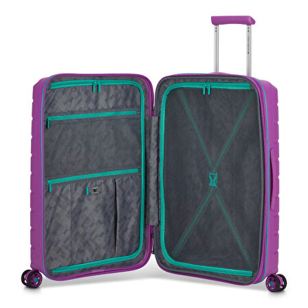 Kadın Valiz 4181826105  Roncato TROLLEY MEDIO 4R 68 CM EXP. B-FLYING Orchidea