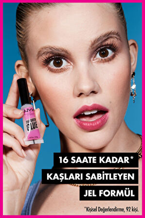 NYX Professional Makeup The Brow Glue Instant Brow Styler - Şeffaf Kaş Sabitleyici Maskara