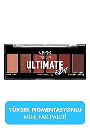 NYX Ultimate Edit Petite Shadow Palette - Warm Neutrals