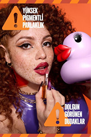 NYX Professional Makeup Duck Plump Dolgun Görünüm Veren Dudak Parlatıcısı - 05 Brown of Applause