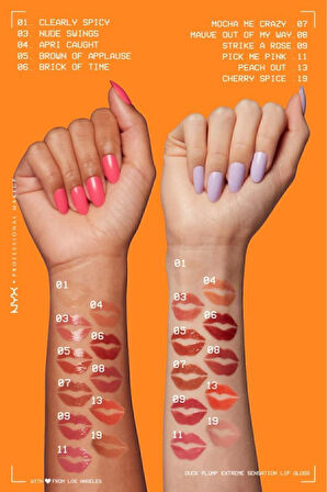 NYX Professional Makeup Duck Plump Dolgun Görünüm Veren Dudak Parlatıcısı - 09 Strike a Rose