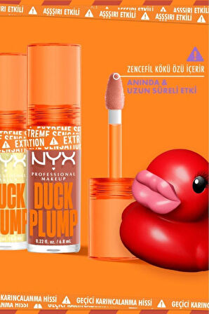 NYX Professional Makeup Duck Plump Dolgun Görünüm Veren Dudak Parlatıcısı - 09 Strike a Rose