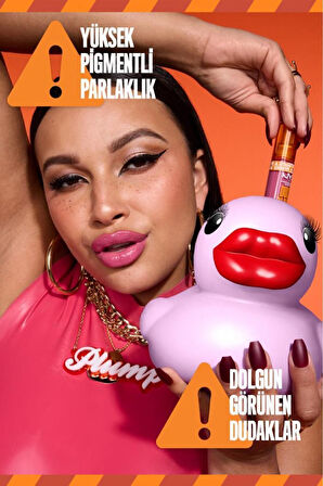NYX Professional Makeup Duck Plump Dolgun Görünüm Veren Dudak Parlatıcısı - 09 Strike a Rose