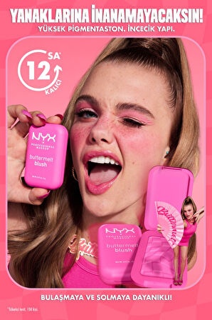 NYX Professional Makeup Buttermelt Blush Kremsi Pudra Allık - 02 Butta Together