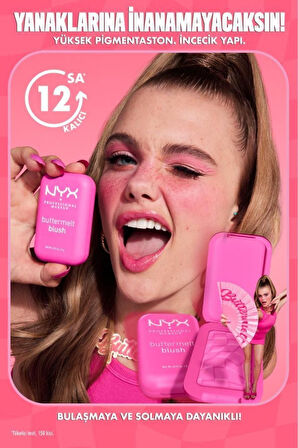 NYX Professional Makeup Buttermelt Blush Kremsi Pembe Pudra Allık - 04 U Know Butta