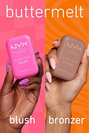 NYX Professional Makeup Buttermelt Blush Kremsi Pembe Pudra Allık - 08 Feelin Butta
