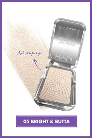 Buttermelt Highlighter Kremsi Pudra Aydınlatıcı - 05 Bright & Butta