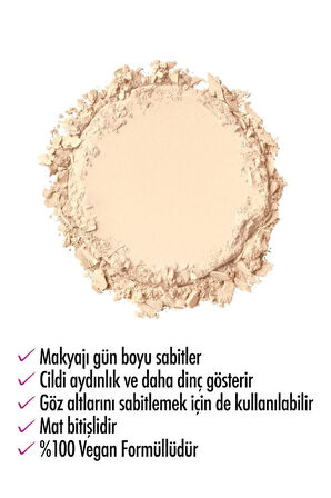 Mini Transparan Pudra - High Definition Finishing Powder Mini - Banana