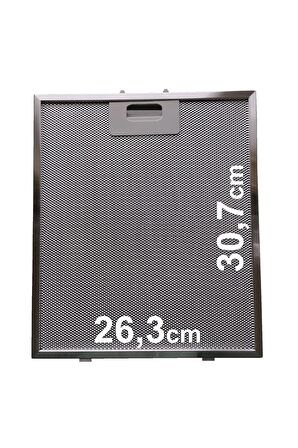 Esty Uyumlu Davlumbaz 26,2X30,5 CM Arka Aralık 12,5CM Aspiratör Filtresi