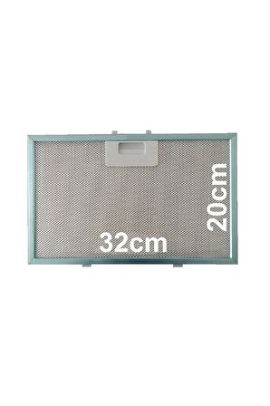 Bosch DWK095G60T/01 Davlumbaz Aspiratör Filtre Alüminyum Süzgeç Metal Kaset Yağ Filtresi Uyumlu