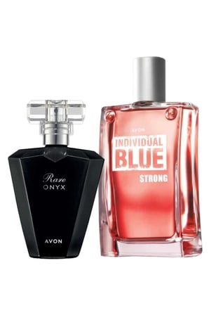 Rare Onyx Edp 50 ml Kadın Parfüm ve Individual Blue Strong Edt 100 ml Erkek Parfüm Paketi