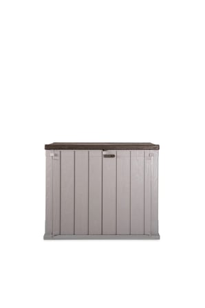 Stora Way 840l Bahçe Depolama Sandığı, Dolabı Gri-kahverengi