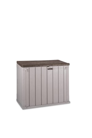 Stora Way 840l Bahçe Depolama Sandığı, Dolabı Gri-kahverengi