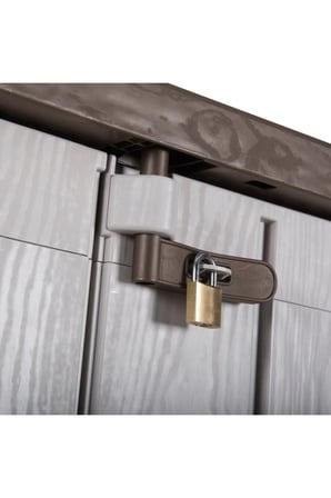 Stora Way 840l Bahçe Depolama Sandığı, Dolabı Gri-kahverengi
