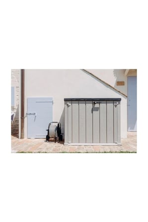 Toomax Storer Plus 840 Lt Bahçe Depolama Dolabı, Sandığı, Çöp Konteyneri Gri/ Antrasit