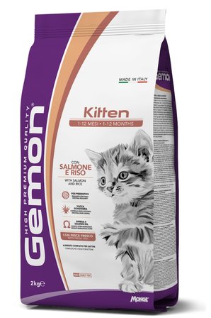 Gemon Kitten Somonlu Pirinçli Yavru Kedi Maması 2 Kg