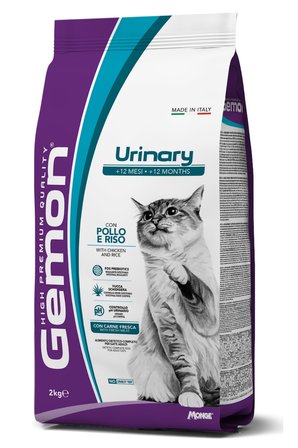 Gemon Urinary Tavuklu Pirinçli Yetişkin Kedi Maması 2 Kg