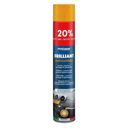 Fra-Ber Brilliant Antistatik İç Plastik Temizleyici ve Parlatıcı Vanilya Kokulu 750 ml
