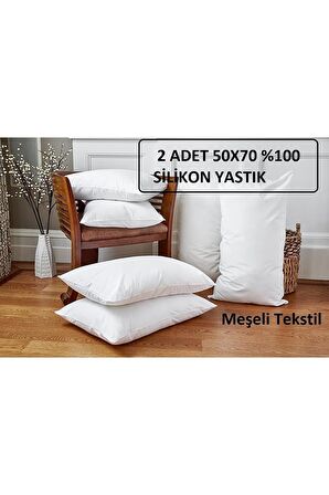 2 Adet %100 Boncuk Silikon Yastık 800 Gr