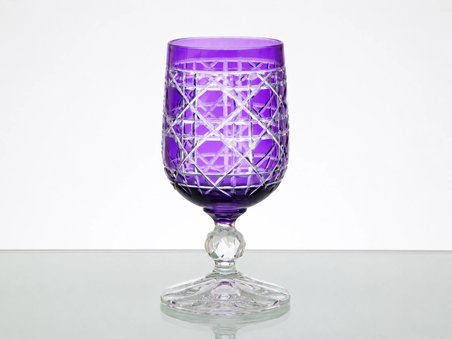 Bohemia Crystal 6’lı Kristal Su Bardağı Seti El Kesimi Çok Renkli 135 ml
