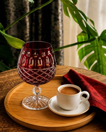 Bohemia Crystal 6’lı El Kesimi Kristal Su Bardağı Seti 250 ml Renkli