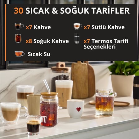Krups Sensation Elite Hot & Cold Tam Otomatik Espresso Kahve Makinesi