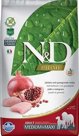 N&D Tavuklu-Narlı Küçük Irk Yetişkin Kuru Köpek Maması 2.5 kg