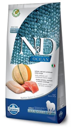 N&D Kavunlu-Somonlu Küçük Irk Yetişkin Kuru Köpek Maması 12 kg