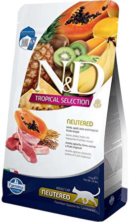 N&D Tropical Kuzulu Kısırlaştırılmış Kedi Maması 1.5 Kg