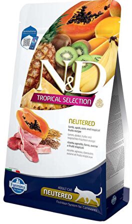 N&D Tropical Kuzulu Kısırlaştırılmış Kedi Maması 4+1 Kg