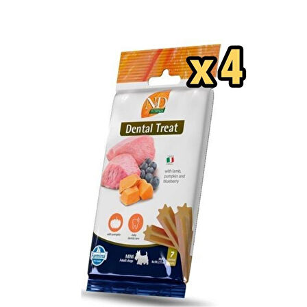 ND Kuzulu Yaban Mersinli Mini Köpek Ödülü 60 Gr x 4 Adet