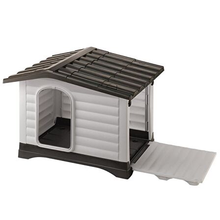 Ferplast Dog Villa 70 Plastik Kulübe 73 cm x 59 cm x 53 cm