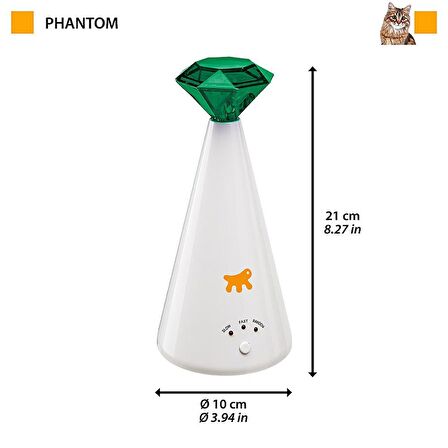 Ferplast Phantom Lazerli Kedi Oyuncağı 