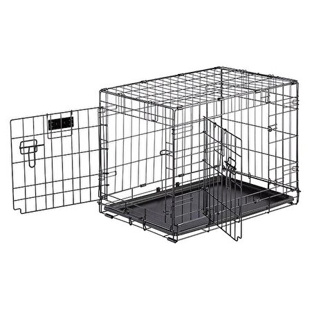 Ferplast DOG-INN 60 Metal Köpek Kafesi Siyah 64.1x44.7x49.2h Cm