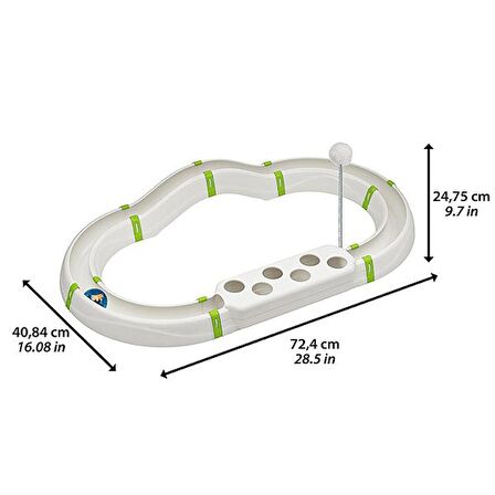 Ferplast Labryrinth Circuit Kedi Oyuncaği 72x40x 24 Cm