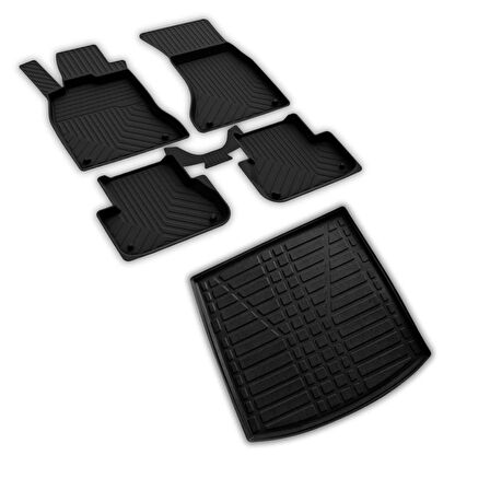 Audi A5 Ferrous 4D Havuzlu Paspas ve 3D Bagaj Havuzu 2008 2016