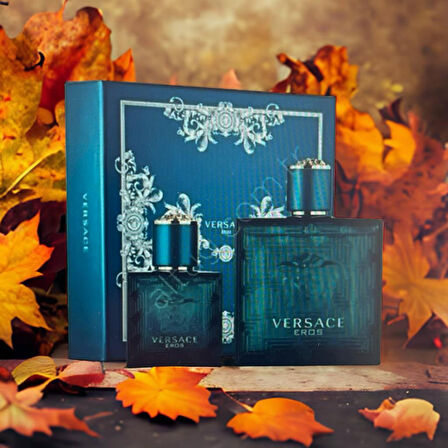 versace Eros Edt 100 ml + Edt 30 ml Erkek Parfüm Seti 8011003843909
